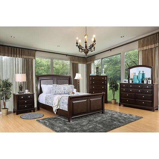 Litchville Brown Cherry Mirror