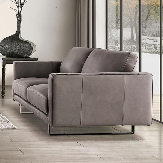 Mezzanotte Loveseat Gray