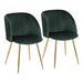 Fran Pleated Waves Chair - Set of 2 image