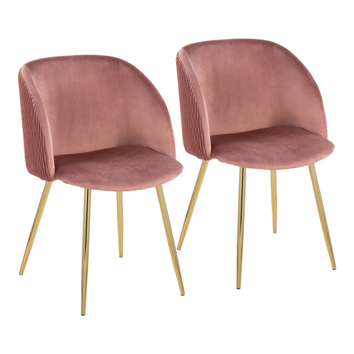 Fran Pleated Waves Chair - Set of 2 image