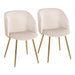 Fran Pleated Waves Chair - Set of 2 image