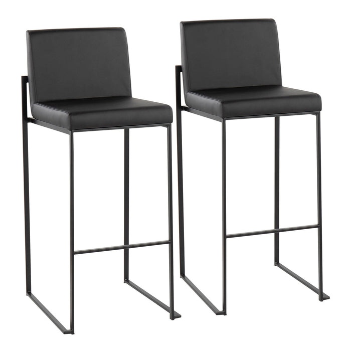 Fuji High Back Barstool - Set of 2 image