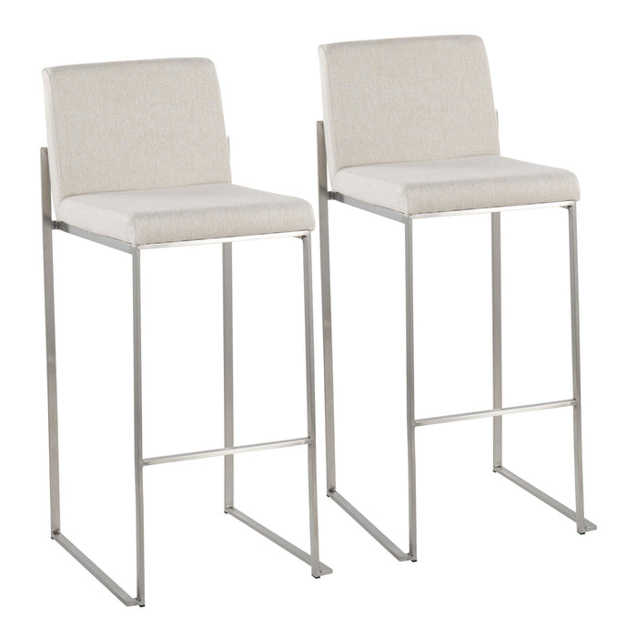 Fuji High Back Barstool - Set of 2 image