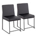 High Back Fuji Dining Chair - Set of 2 image