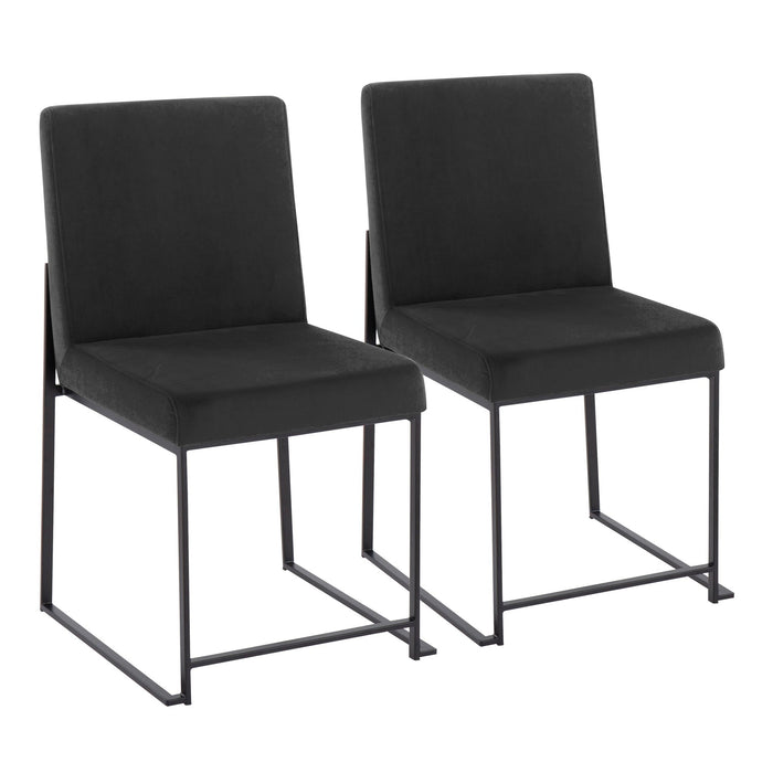 High Back Fuji Dining Chair - Set of 2 image