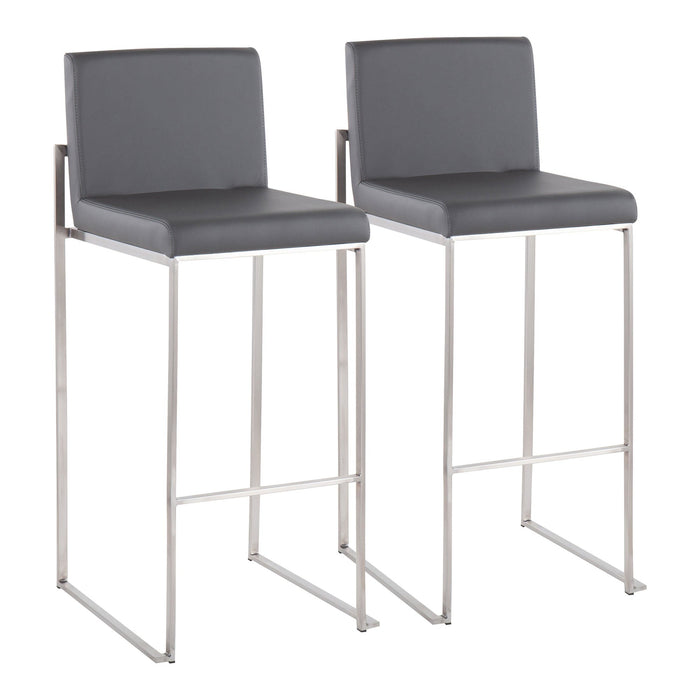 Fuji High Back Barstool - Set of 2 image