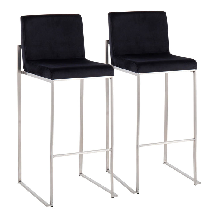 Fuji High Back Barstool - Set of 2 image