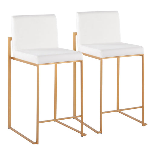 Fuji High Back Counter Stool - Set of 2 image