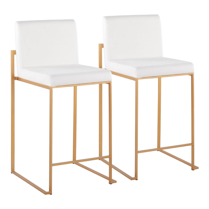 Fuji High Back Counter Stool - Set of 2 image