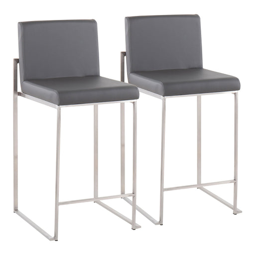 Fuji High Back Counter Stool - Set of 2 image