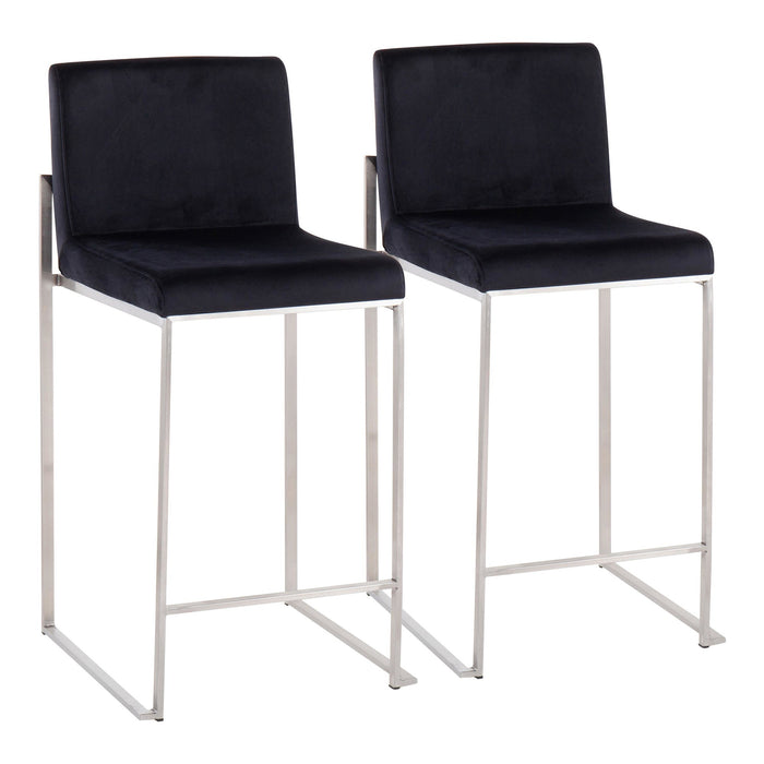 Fuji High Back Counter Stool - Set of 2 image