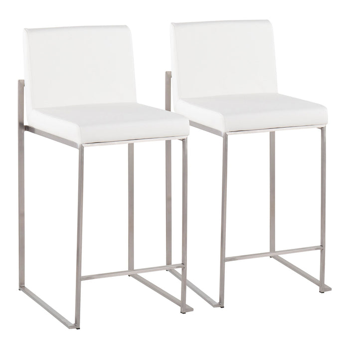 Fuji High Back Counter Stool - Set of 2 image