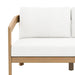 Wesley Patio Sofa, W/ White Cushions
