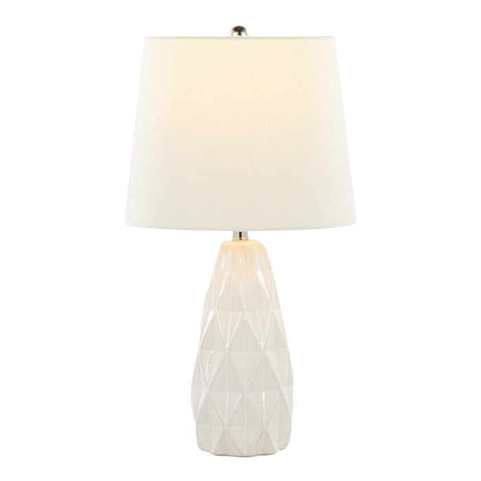 Hex 20" Ceramic Accent Lamp - Set of 2 image