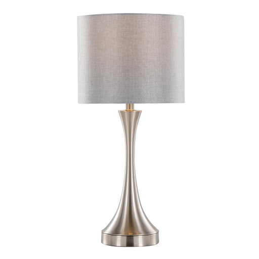 Lenuxe 25" Metal Table Lamp With USB - Set of 2 image