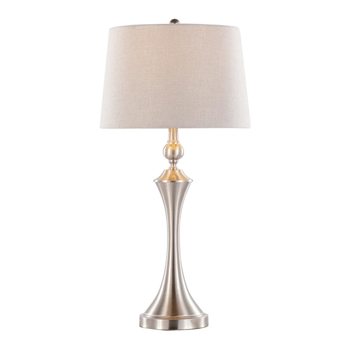 Flint 30" Metal Table Lamp with USB - Set of 2 image