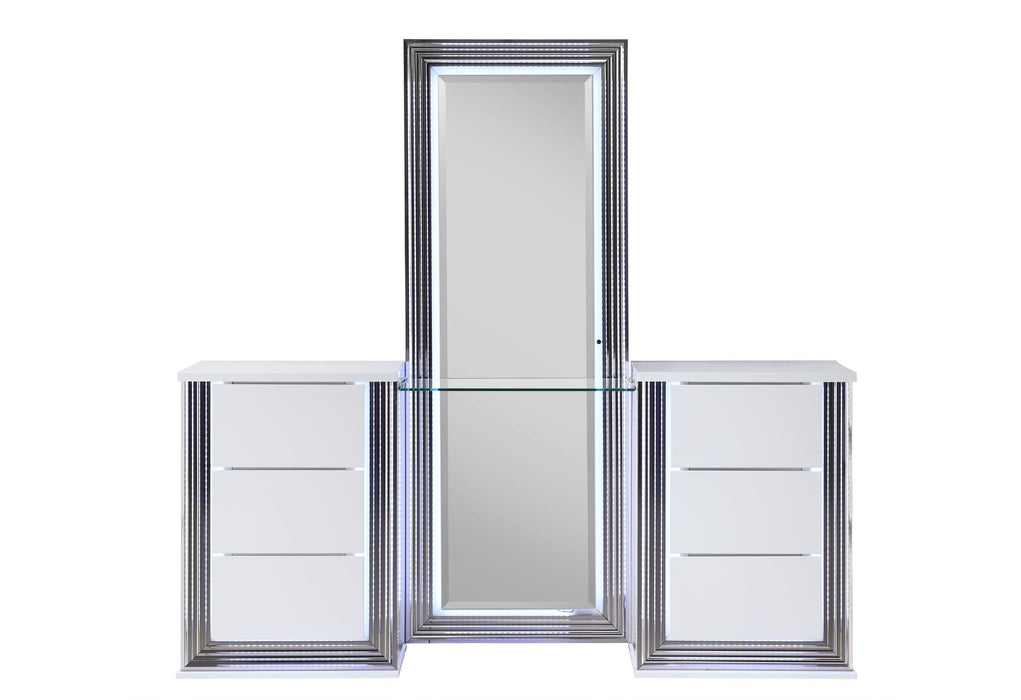 Ylime Smooth White Vanity with LED