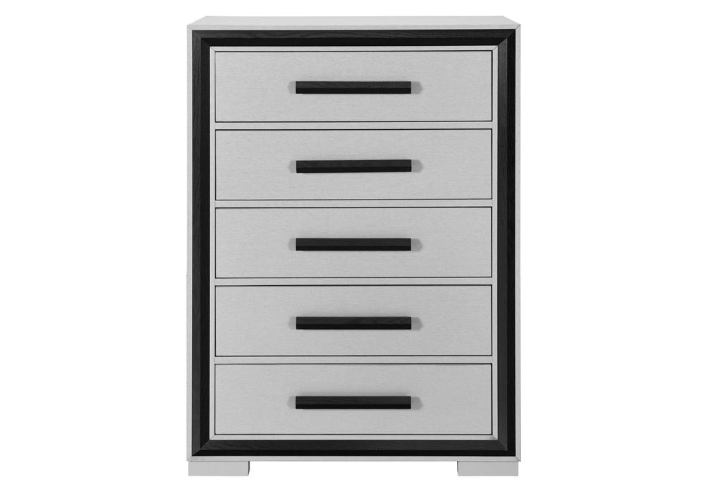 Amelia Grey Black Chest