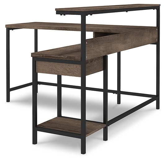 Arlenbry Home Office L-Desk with Storage - Home And Beyond