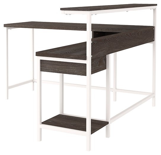 Dorrinson Home Office L-Desk with Storage - Home And Beyond