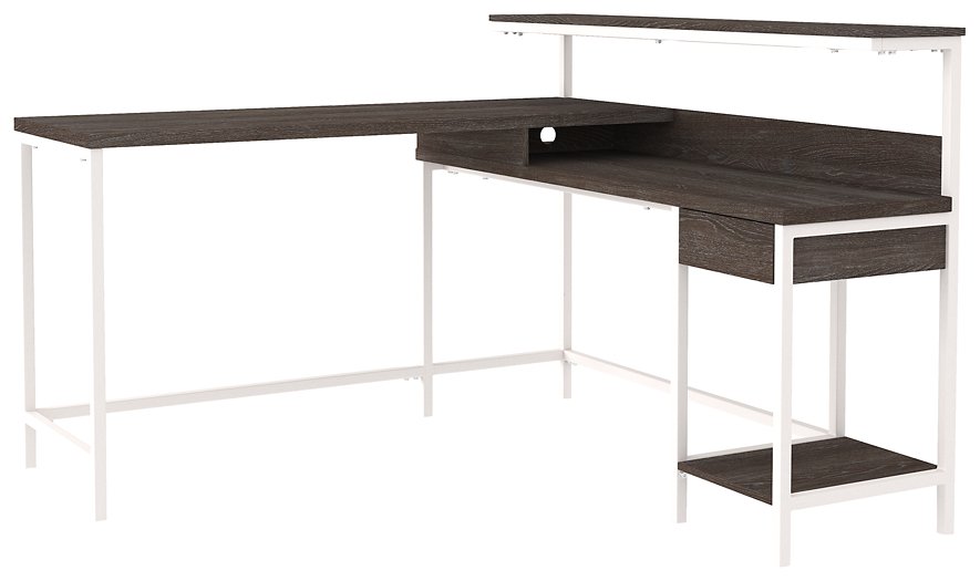 Dorrinson Home Office L-Desk with Storage - Home And Beyond