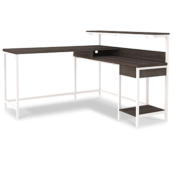 Dorrinson Home Office L-Desk with Storage - Home And Beyond