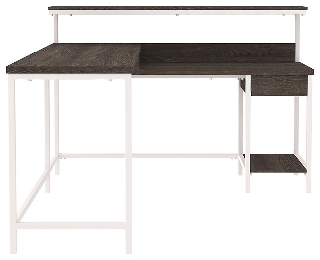 Dorrinson Home Office L-Desk with Storage - Home And Beyond