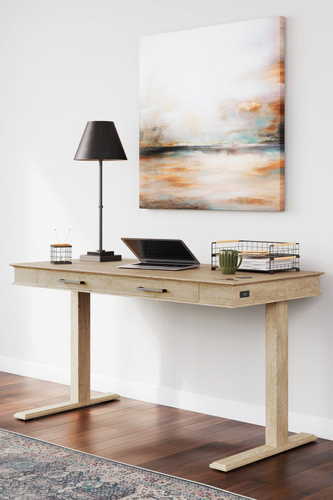 Elmferd 53" Adjustable Height Desk - Home And Beyond