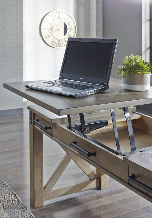 Aldwin Home Office Lift Top Desk - Home And Beyond