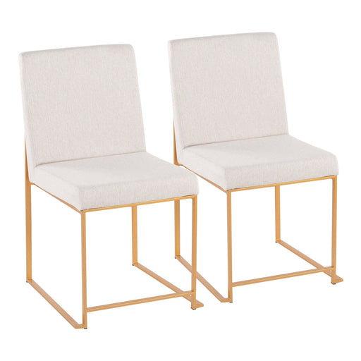 High Back Fuji Dining Chair - Set of 2 image