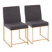 High Back Fuji Dining Chair - Set of 2 image