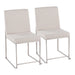 High Back Fuji Dining Chair - Set of 2 image