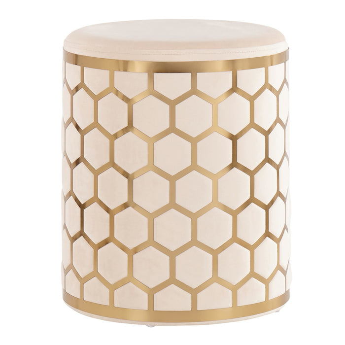 Honeycomb Ottoman image