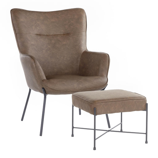 Izzy Lounge Chair + Ottoman Set image