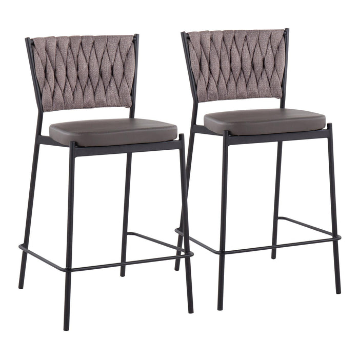 Braided Tania Counter Stool - Set of 2 image