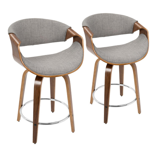 Curvini 24'' Counter Stool - Set of 2 image