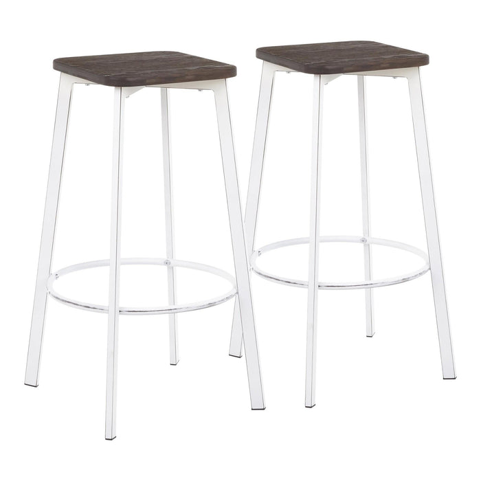 Clara Square Barstool - Set of 2 image