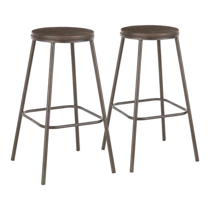 Clara Round Barstool - Set of 2 image