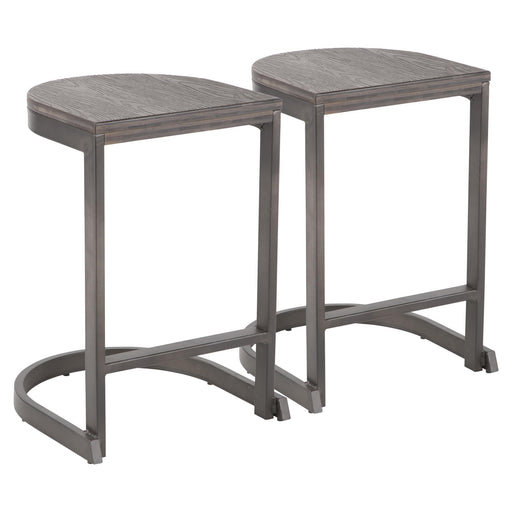 Industrial Demi Counter Stool - Set of 2 image