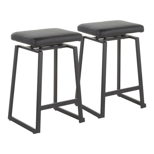 Geo Upholstered Counter Stool - Set of 2 image