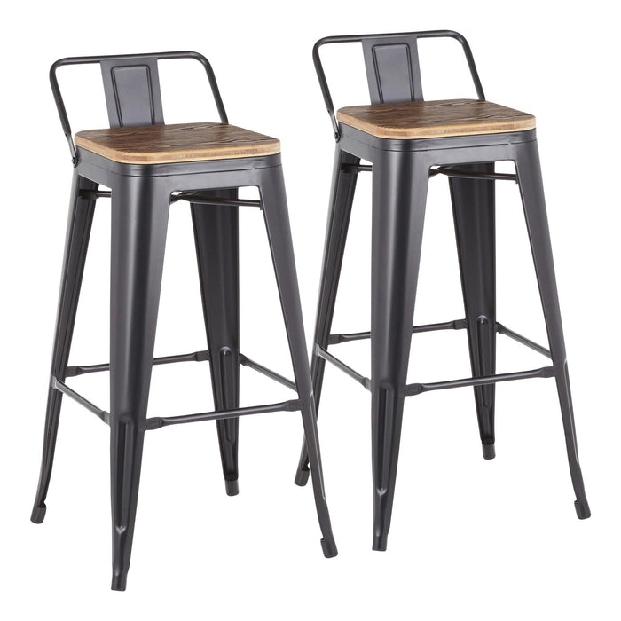 Oregon Low Back Barstool - Set of 2 image