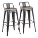 Oregon Low Back Barstool - Set of 2 image