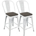 Oregon High Back Counter Stool - Set of 2 image