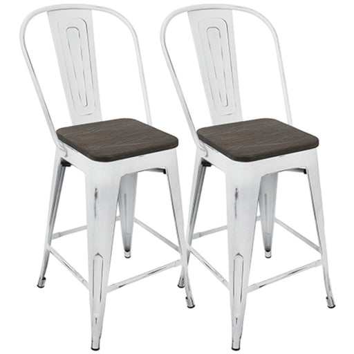 Oregon High Back Counter Stool - Set of 2 image