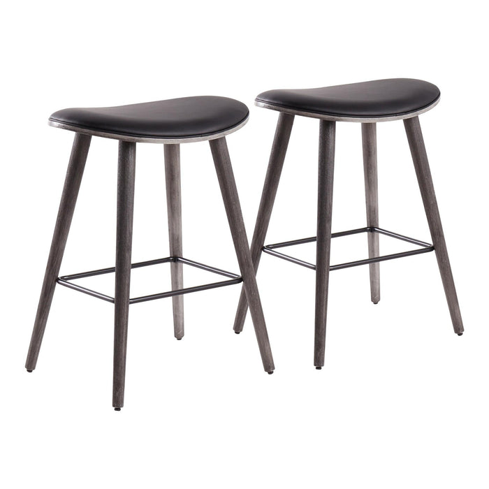 Saddle Counter Stool - Set of 2 image