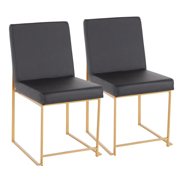 High Back Fuji Dining Chair - Set of 2 image