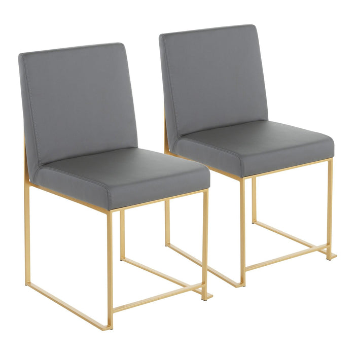 High Back Fuji Dining Chair - Set of 2 image