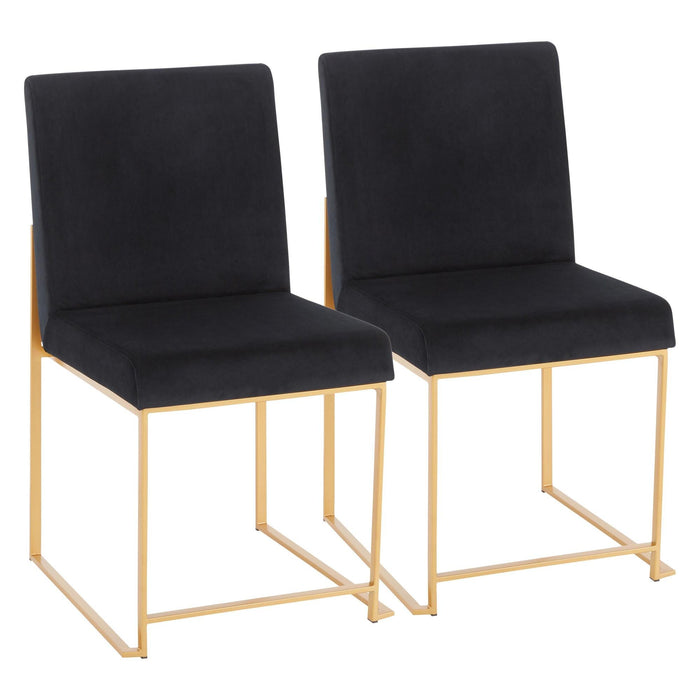 High Back Fuji Dining Chair - Set of 2 image