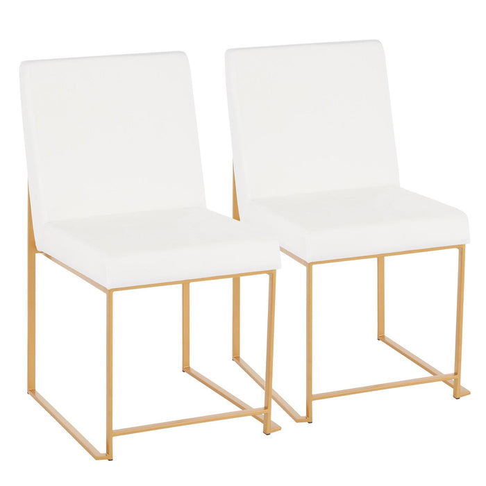 High Back Fuji Dining Chair - Set of 2 image