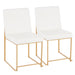 High Back Fuji Dining Chair - Set of 2 image